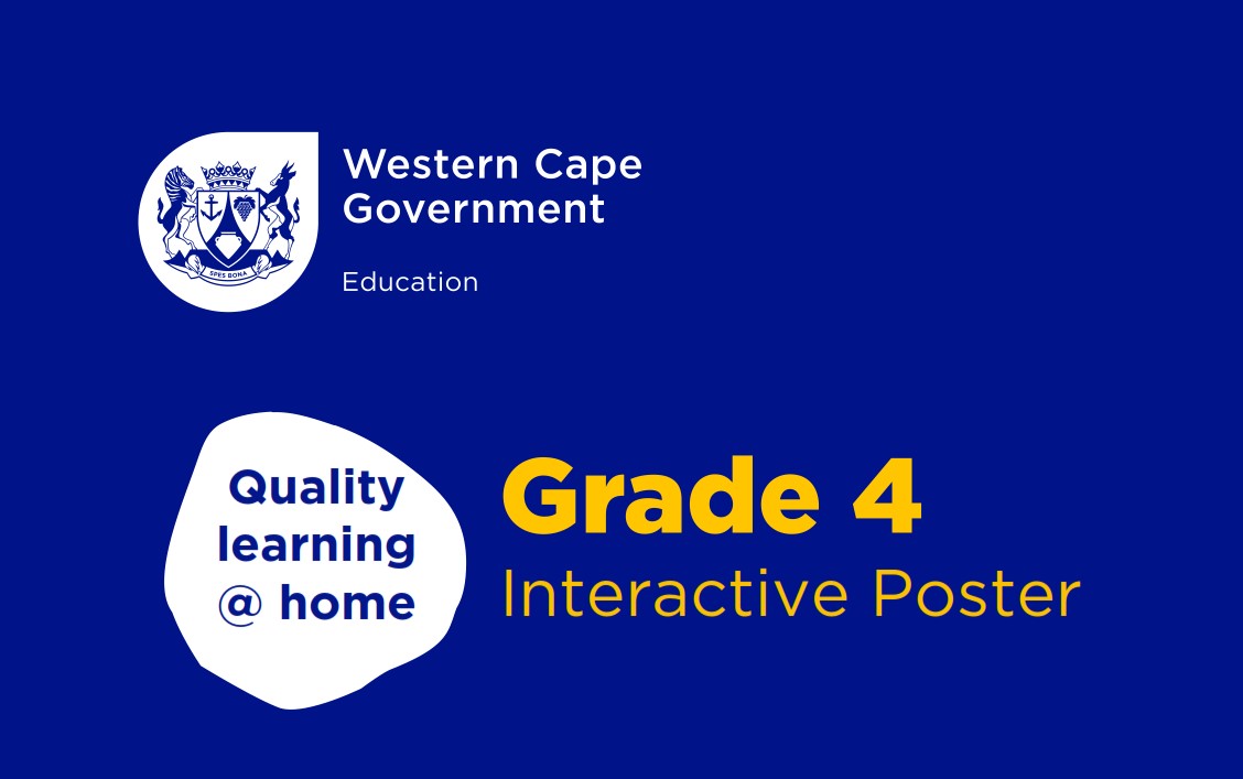 Interactive Poster Gr. 4 T2 W7 | WCED EPortal